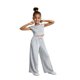 thumbnail image 1 of Odeerbi 3-10 Años Niñas Trajes de Verano Camisetas de Tirantes de Punto Rib Pantalones de Pata Ancha Conjunto de Dos Piezas Top Sin Mangas Conjunto de Pantalones, 1 of 8