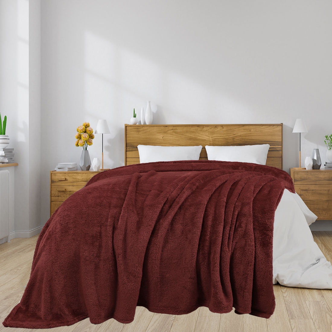 AUISS Plush Throw Velvet Blanket Mount Fuji Warm Fleece Carpet Bedroom Bed for Men Luxurious Sleep Mat Pad Flannel Cover for All Season