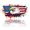 American Eagle, variant on Patriotic License Plate Skull with American Aluminum Metal Car Tag National US 250 Years, Novelty Decorative License Plates, Thick Durable Automotive Front Plate for Car, Truck, SUV, 6 X 12 Inch