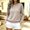 Multicolor, variant on Women's Crew Neck Pullover Sweater Long Sleeve Loose Fit Crochet Knit Top Casual Drop Shoulder Fall Winter Outfit for Work Office Brunch Or Weekend Getaway