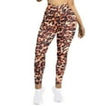 thumbnail image 1 of Gibobby Pantalones deportivos Pantalones de cintura alta para mujer, mallas deportivas suaves para yoga, pantalones para correr(Bronce， L), 1 of 5