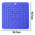 thumbnail image 2 of Alfombrilla terapéutica de silicona para lamer para perros y gatos, alfombrilla para golosinas para mascotas que alivia la ansiedad, 2 of 5