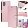thumbnail image 4 of Classic Style Flip Case for Nokia C02 Wallet Case Magnetic Closure Rfid Blocking Shockproof Card Holder, 4 of 5