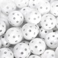thumbnail image 4 of Pelotas de práctica de golf Faswin, paquete de 100 unidades, 41 mm, huecas, flujo de aire, color blanco, 4 of 7