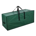 thumbnail image 2 of Christmas Tree Storage Bag Portable Dustproof Cover Holiday Tree Storage Bag Green 135x34x68cm, 2 of 8