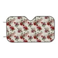 thumbnail image 7 of Fotbe Rose Flowers Car Windshield Sunshade | Sun Visor Protector Front Window Shade, Keeps Out UV Rays, Keeps Your Vehicle Cool-Small, 7 of 7