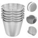 thumbnail image 2 of Moldes de budín de metal de 6 piezas moldes de pastel reutilizable tazas antiadherentes de muffins herramienta de horno de budín, 2 of 7