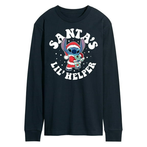 Lilo & Stitch - Santas Lil Helper - Men's Long Sleeve T-Shirt