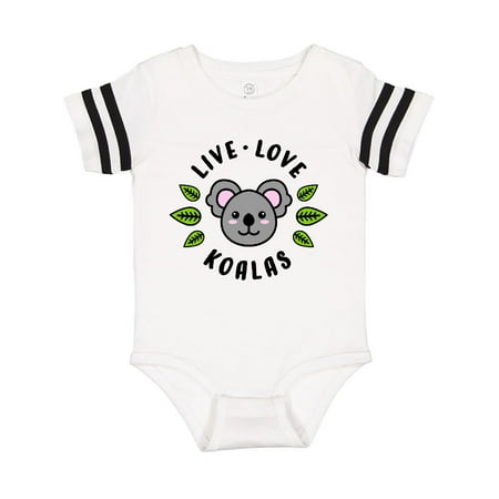 

Inktastic Live Love Koalas Gift Baby Boy or Baby Girl Bodysuit
