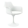 thumbnail image 3 of Modholic Tulip Swivel Armchair, White (Set Of 4), 3 of 6