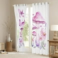 thumbnail image 3 of Castle Fairy Cartoon Mushroom Curtains Pack of 2 (42x84 Each),Flowers Curtains Blackout, 3 of 6