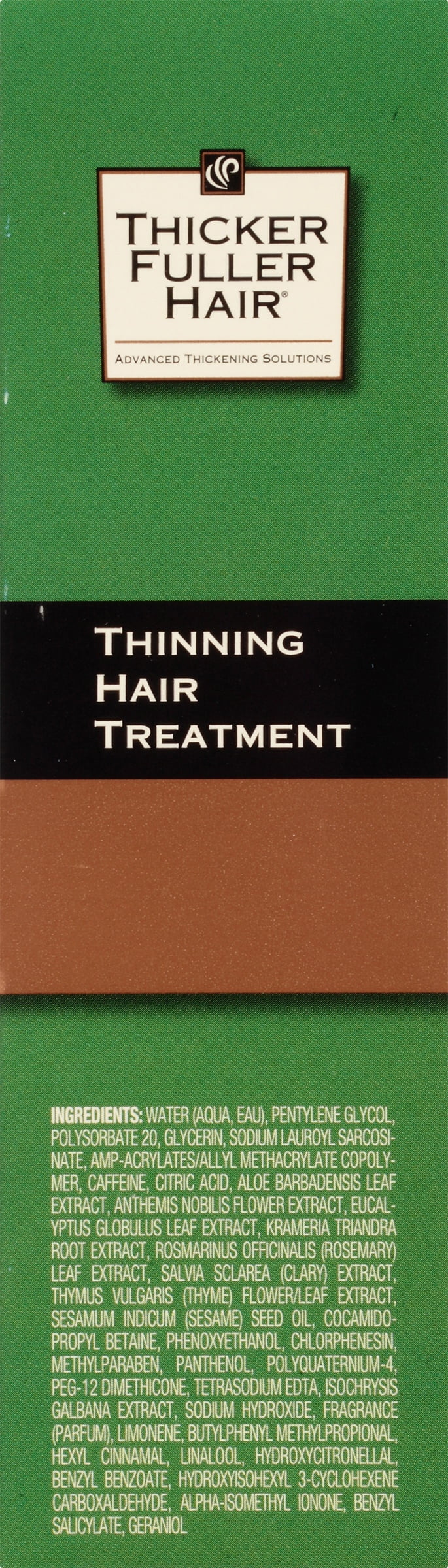 Thicker Fuller Hair Thinning Hair Treatment 2 1 7 Fl Oz Bottles