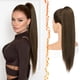 thumbnail image 1 of Yanonmyfd Black Straight Drawstring Ponytail Extension - 28 Inch Long Straight Drawstring Ponytail Extension Natural Looking Fluffy Soft Synthetic Cheer Posh Pony Tails Hairpieces Daily Party, 1 of 38