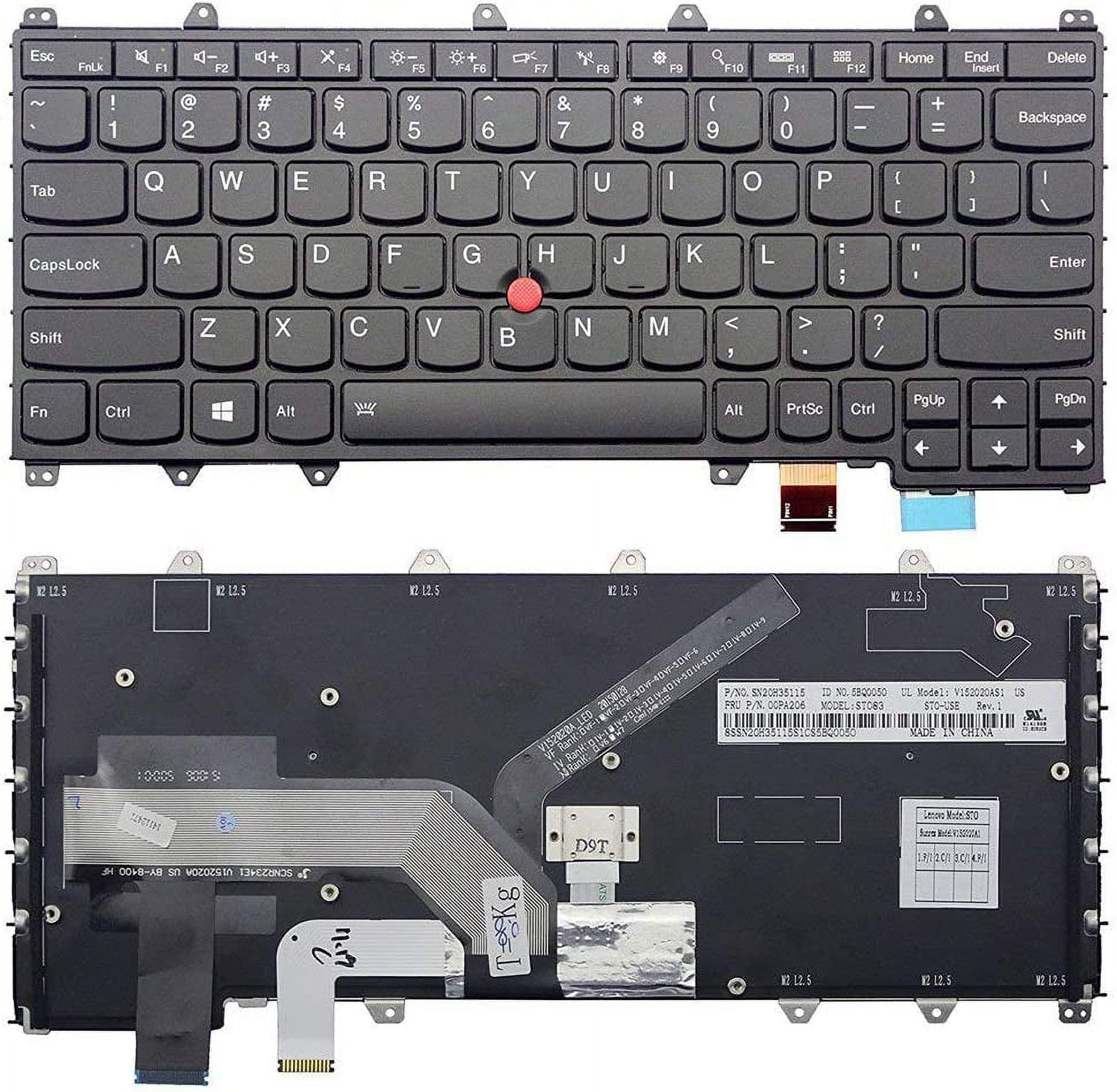 New US Black Backlit English Laptop Keyboard Replacement for