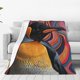 thumbnail image 1 of Balery Abstract Pattern Penguin Manta de Felpa Suave y Acogedora – Cobija de Franela Aterciopelada para Cama, Lavable y Cálida para Sofá, Mascotas, Transpirable-50"x40", 1 of 7