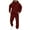 Wine #1, variant on Zimjoy Mens Track Suits 2 Piece Set Sports Mens Sweatsuit Fall Pullover Hoodie and Sweatpants Set Casual Jogging Suits Sets with Pockets, Beige L