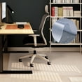 thumbnail image 3 of Yescom Clear Office Chair Mat for Low Pile Carpet 60"x46" Thicken 1/8" Rectangle Plastic Floor Protector Home Studio, 3 of 8