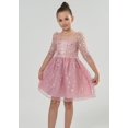 thumbnail image 3 of 2Bunnies Girls Sparkle Sequin Beaded Tulle Flower Girl Party Dress, 3 of 7