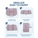 thumbnail image 3 of Bolsa de mano BAGSMART para mujer plegable con bolsa de almacenamiento, color morado, 3 of 7