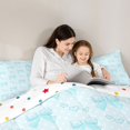 thumbnail image 4 of Erosebridal Princess Bowknot Bedding Comforter Set 7 Pieces for Kids Girls,Polka Dots Love Heart Full Bedding Set for Teens,Ultra Soft Home Decor, 4 of 6
