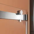 thumbnail image 4 of 72 in. W x 76 in. H Double Sliding Frameless Shower Enclosure With Clear Glass in Chrome, 4 of 5