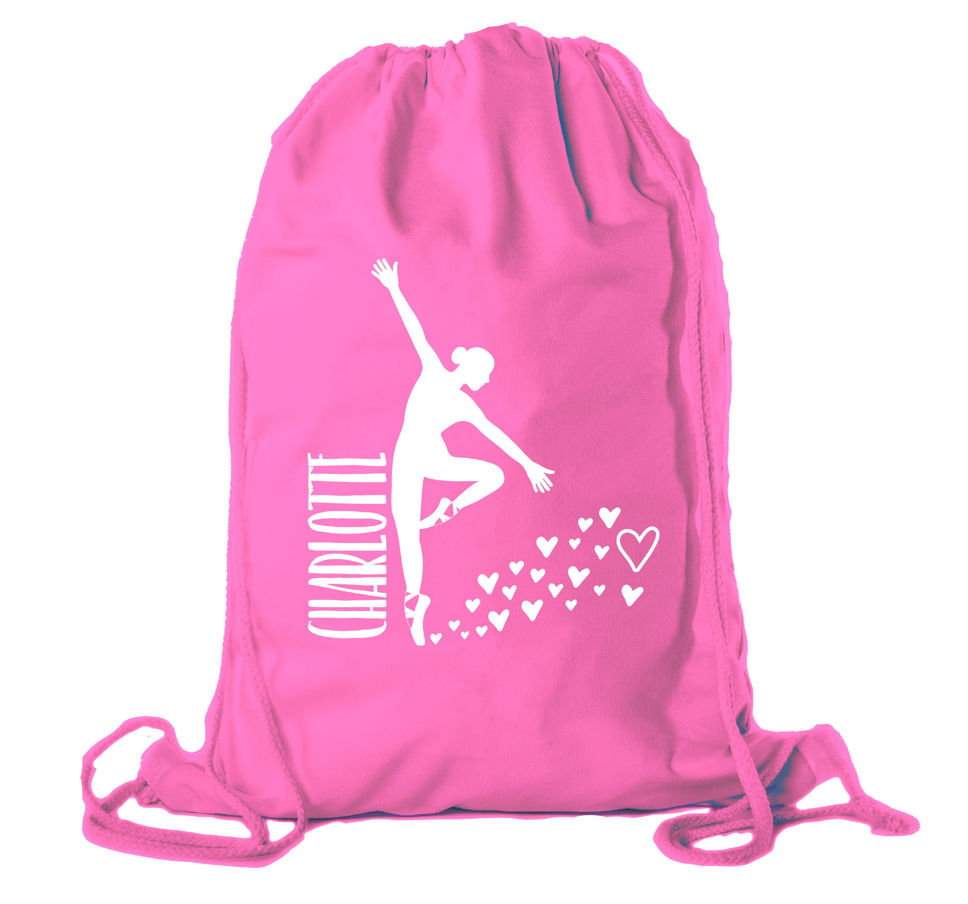 Mato & Hash Personalized Dance Bags, Ballet Drawstring Backpack