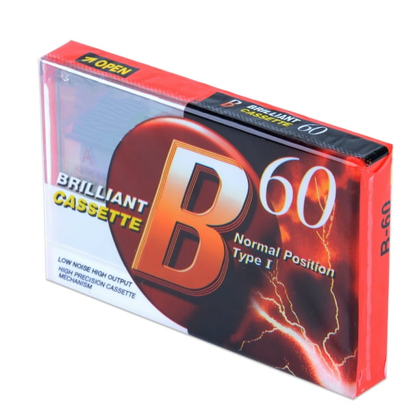 Digitnow Blank Cassette Tapes Professional Recording Media 60min Low Noice High Output Audio Cassettes Suitable For Voice Recorded Lectures Seminars Teaching 3 Pack M108