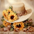 thumbnail image 1 of 5D DIY Sombrero Paja Girasol Del 30x30cm, 1 of 9