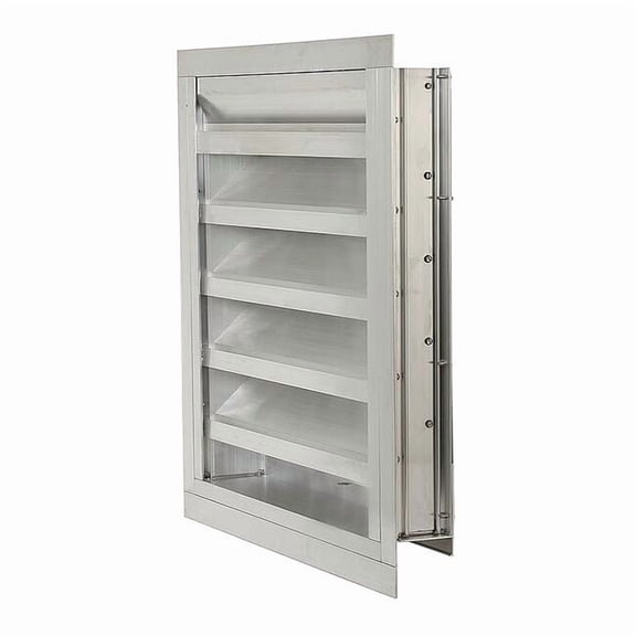 Intake Louver,Fixed, Drainable,48H x 48W 20UA17
