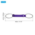 thumbnail image 2 of Uxcell Luggage Straps Bag Bungee, Suitcase Straps Adjustable Belt, Purple 2 Pcs, 2 of 7