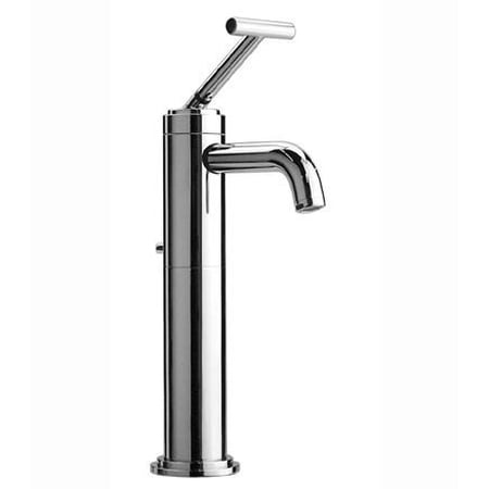Jado Platinum Nickel New Haven Vessel Faucet With Pop Up Drain