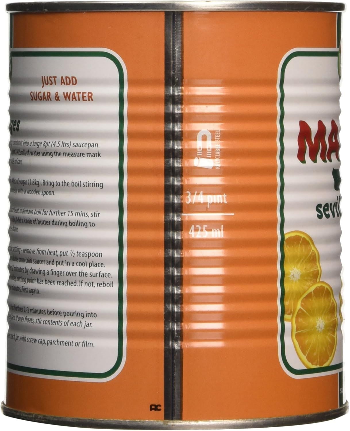 Robertson's Orange Mamade Thin Cut Orange Marmalade Mix 850gX2PK