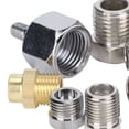 thumbnail image 1 of Connecteur d'Aérographe, 9 Pcs Ensemble de Connecteurs d'Aérographe Adaptateur de Pistolet Pulvérisateur Ensemble de Connecteurs d'Aérographe Fonctionnalité Intelligente, 1 of 14