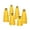 yellow, variant on Solar Ghost Yard Decorations Halloween Outdoor Lights Soft Glow Pathway Stake Lamps Garden Decor 6 Pack