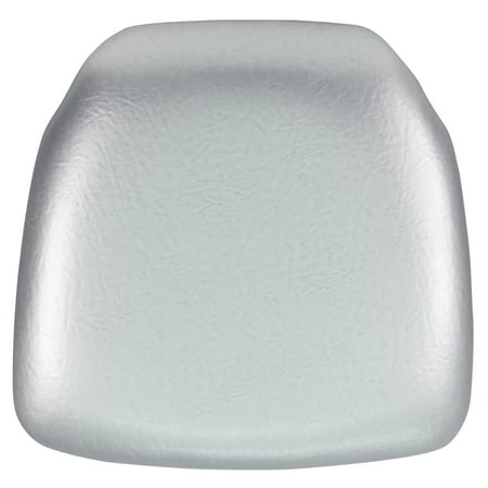 

BizChair Hard Silver Vinyl Chiavari Chair Cushion