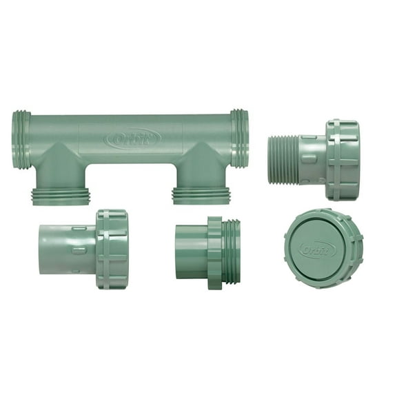 Orbit 2-port Sprinkler Valve Manifold Bundle for Underground Irrigation