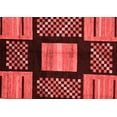 thumbnail image 1 of Ahgly Company Indoor Rectangle Abstract Red Modern Area Rugs, 4' x 6', 1 of 4