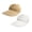 White + Khaki, variant on 2 Pcs Women's UPF 50+ UV Protection Sun Visor Hat, Ponytail Cap, Wide Brim Foldable Elastic Hat for Summer Beach
