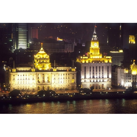 Customs House, the Bund, Whampoa River, Shanghai, China Print Wall Art By Dallas and John (Best Chinese Delivery Dallas)