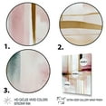 thumbnail image 3 of Designart Abstract Geode Geometric Pink And Red II Canvas Wall Art, 3 of 5