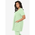 thumbnail image 4 of Roaman's Women's Plus Size Two Pocket Soft Knit Swing Tunic, 4 of 6