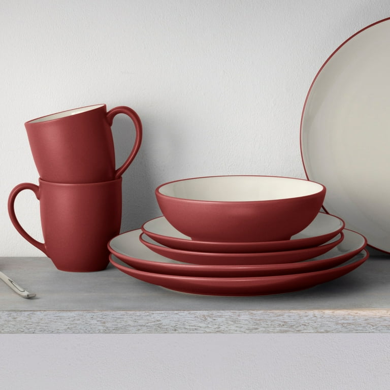 NORITAKE 食器セット Amazon.com | Noritake Colorwave Graphite 16-Piece Coupe Set