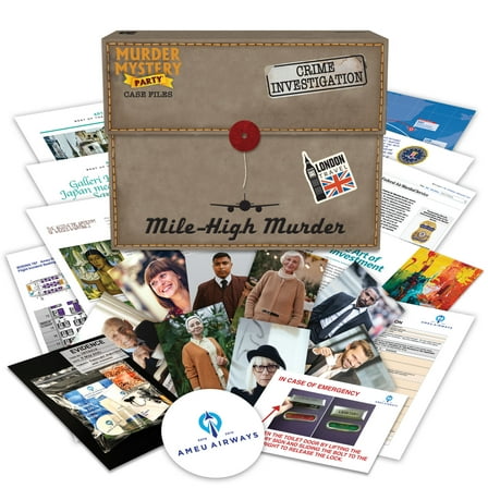 Murder Mystery Party Case Files Mile High Murder by University Games Ages 14 