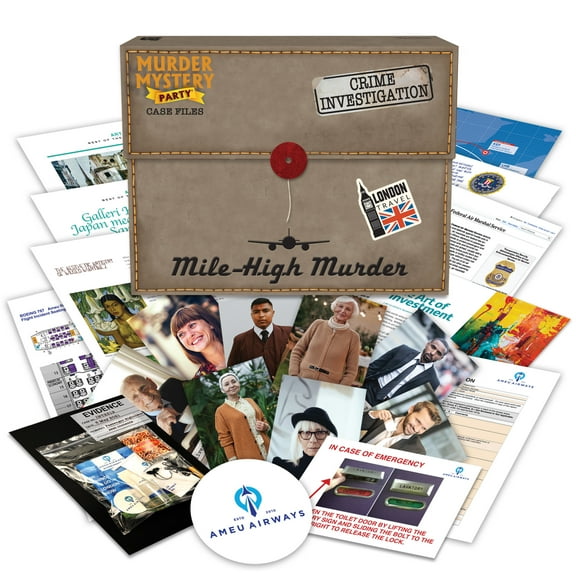 Murder Mystery Party Case Files Mile High Murder by University Games Ages 14