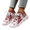 Red, variant on YOUYEDIAN Christmas Sneakers for Women Fashion Soft Platform Versatile Lace-up Breathable Sneakers Casual Outdoor Stretch Knit Mesh Comfortable Non Slip Sport Shoes