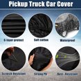 thumbnail image 4 of Unique Bargains SUV Cover for Chevrolet Tahoe 4 Door 2021 Waterproof 190T PU Black 213"x83"x59", 4 of 6