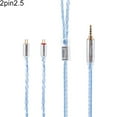 thumbnail image 2 of EIMELI HIFIHEAR MMCX/2Pin/QDC 16 Core Braided Silver Plated Earphone Balanced Cable, 2 of 7