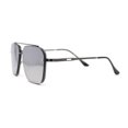 thumbnail image 4 of Mens Luxury Rimless Euro Style Mafia Metal Rim Rectangle Sunglasses Gunmetal - Silver Mirror, 4 of 4