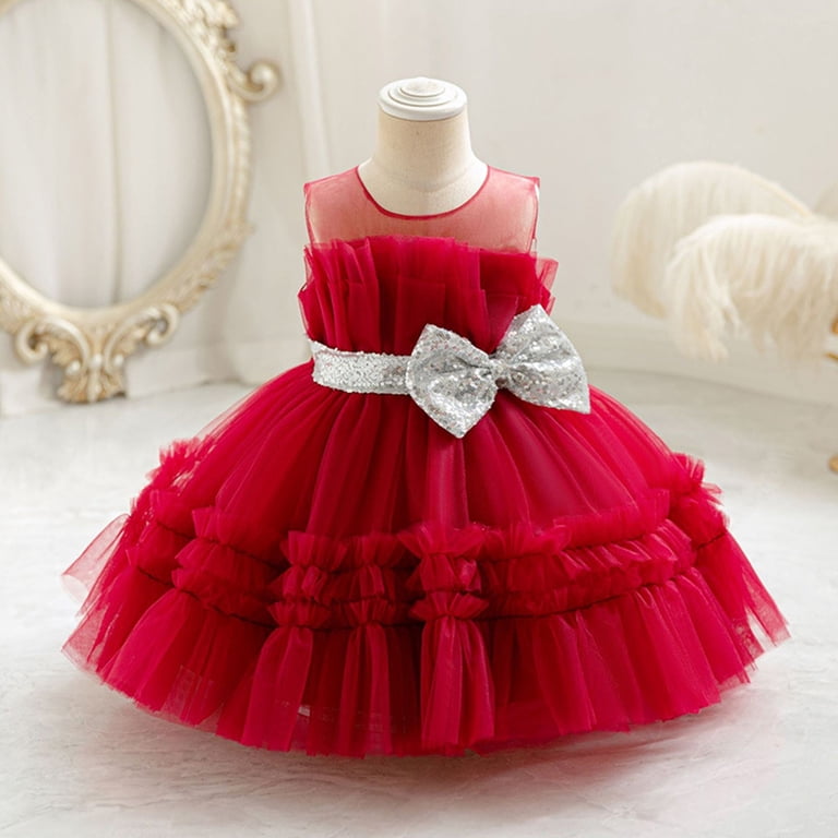 age 2 birthday dress xfsWaSs Girls Summer Dresses Flower Girl Tulle Princess Dresses Sleeveless Party Gown Wedding Pageant Performance Formal Dresses 5-6 Our Favourites