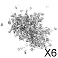 thumbnail image 1 of 4x100 Uds. Postes para pendientes y cierres de desplazamiento, accesorios de joyería 6 piezas, 1 of 7